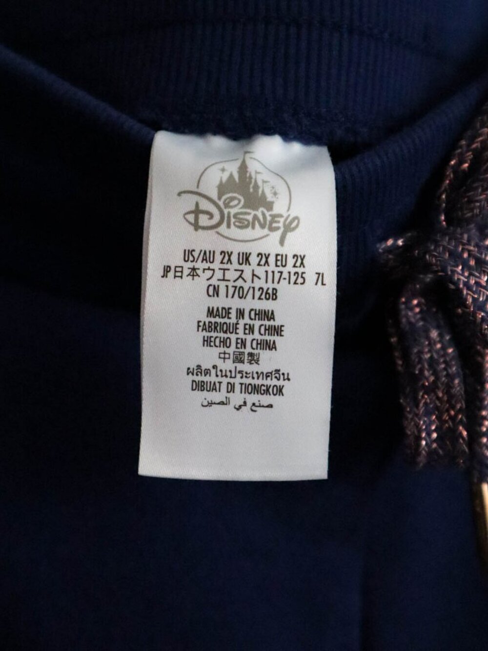 Mickey Mouse Sweatpants Joggers Walt Disney World 50th Anniversary 2x Iridescent - Picture 6 of 6